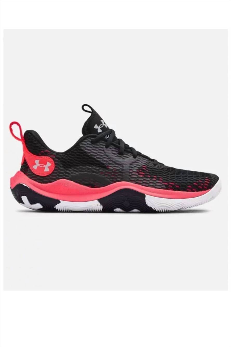 NEW UNDER ARMOUR unisex spawn 3 basketball shoe in black